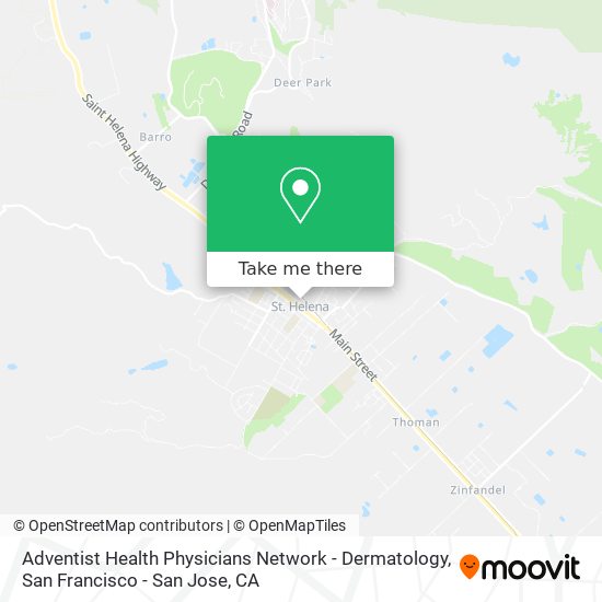 Adventist Health Physicians Network - Dermatology map