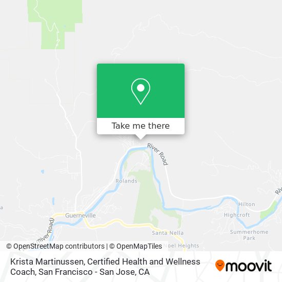 Krista Martinussen, Certified Health and Wellness Coach map