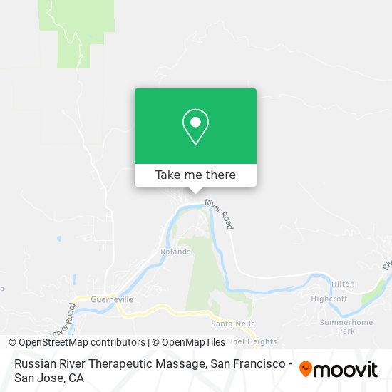 Russian River Therapeutic Massage map