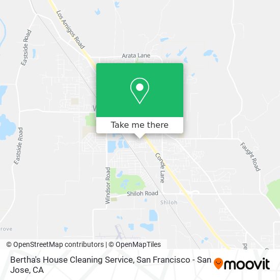 Mapa de Bertha's House Cleaning Service