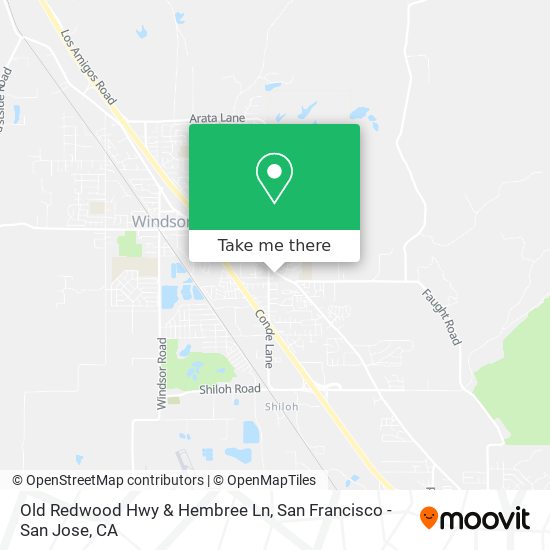 Mapa de Old Redwood Hwy & Hembree Ln