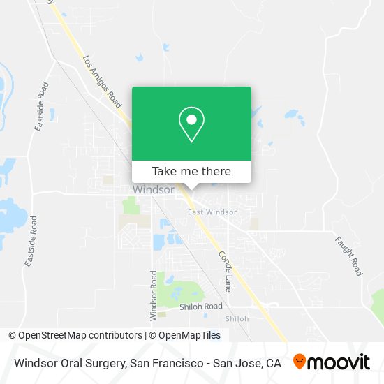 Windsor Oral Surgery map