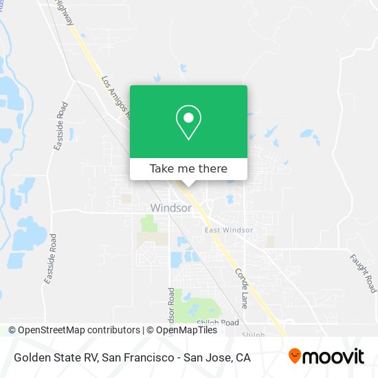 Golden State RV map