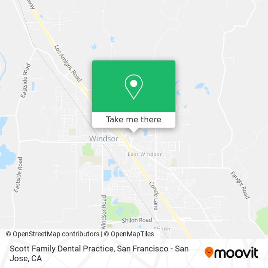 Mapa de Scott Family Dental Practice