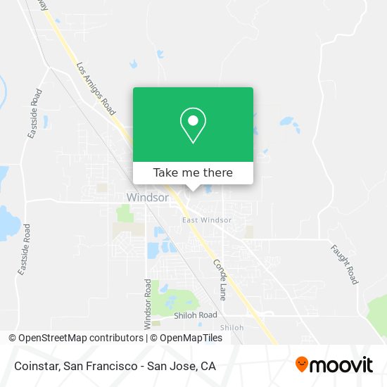 Coinstar map