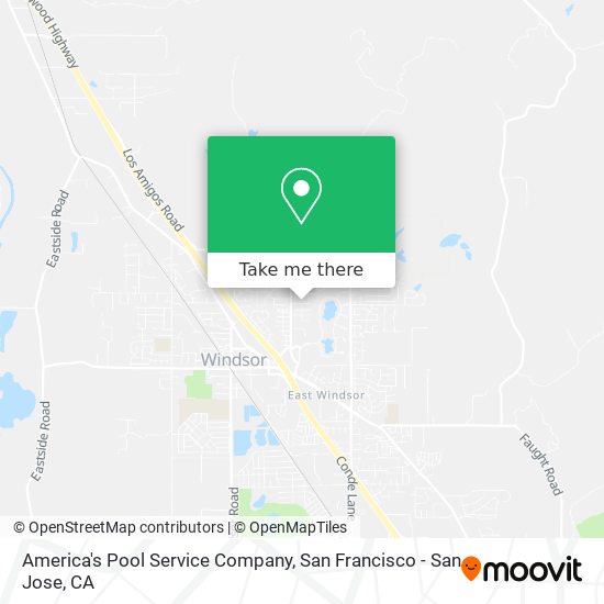 America's Pool Service Company map