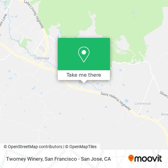 Twomey Winery map