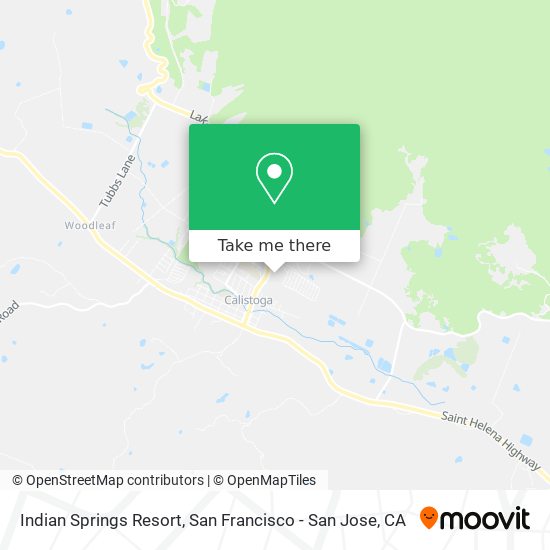 Indian Springs Resort map