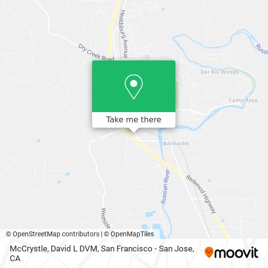 McCrystle, David L DVM map