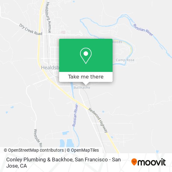 Conley Plumbing & Backhoe map