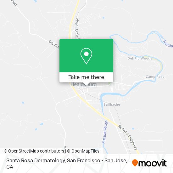 Santa Rosa Dermatology map