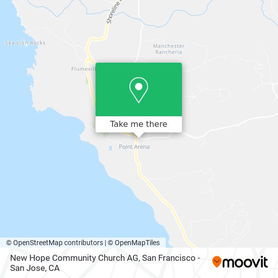 New Hope Community Church AG map