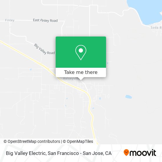 Big Valley Electric map