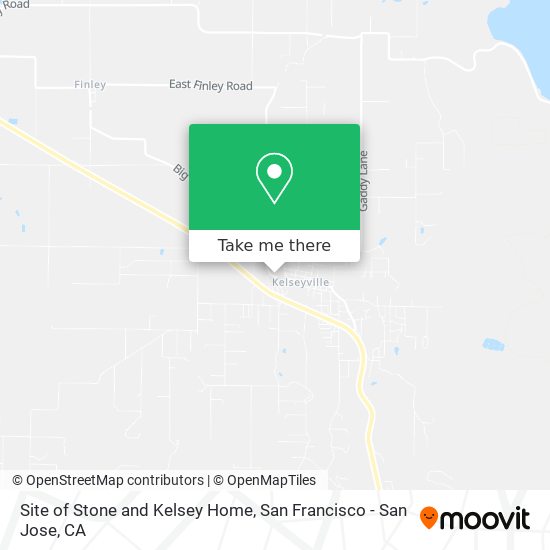 Site of Stone and Kelsey Home map