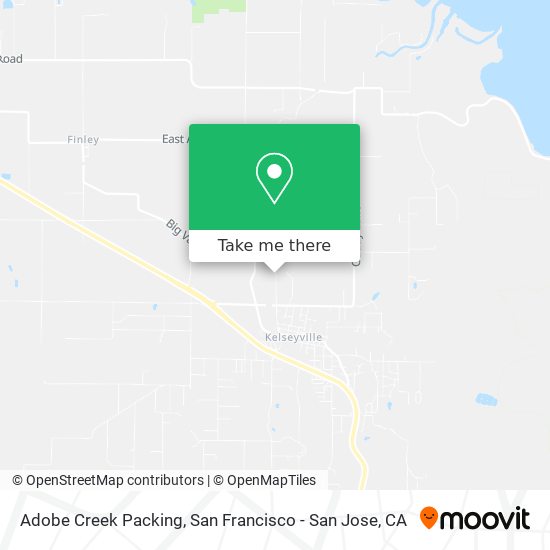 Adobe Creek Packing map