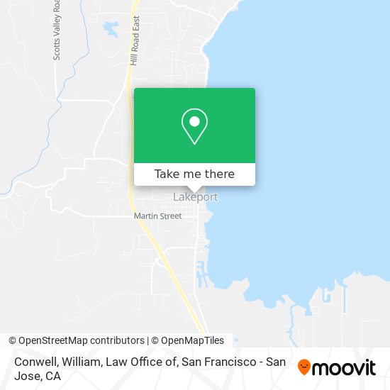 Conwell, William, Law Office of map
