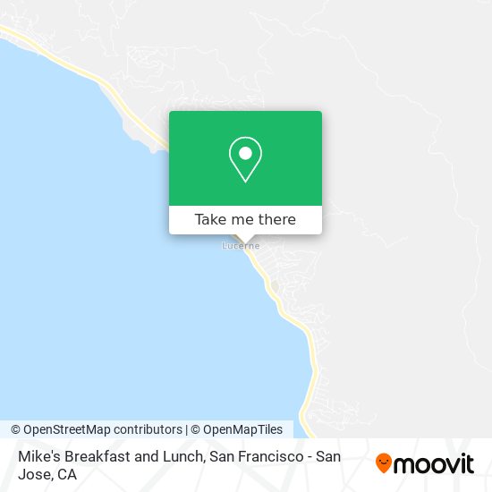 Mike's Breakfast and Lunch map