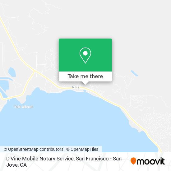 Mapa de D'Vine Mobile Notary Service