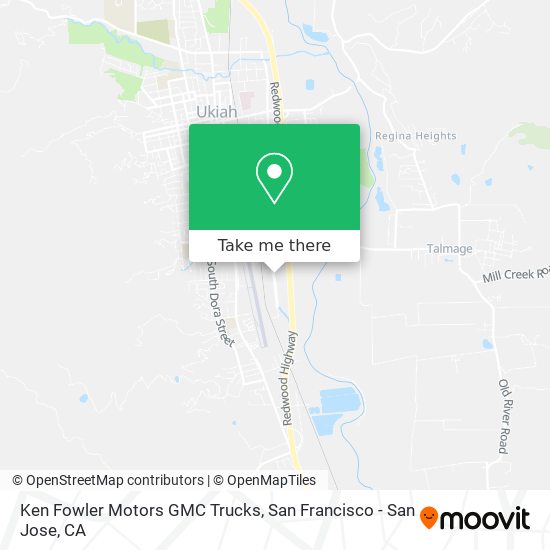 Mapa de Ken Fowler Motors GMC Trucks