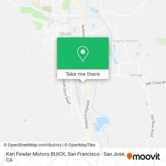 Ken Fowler Motors BUICK map