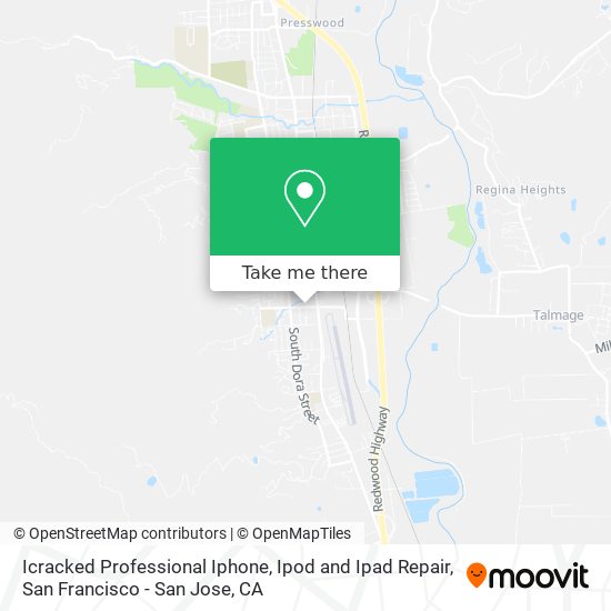 Icracked Professional Iphone, Ipod and Ipad Repair map
