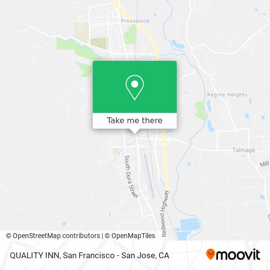 QUALITY INN map