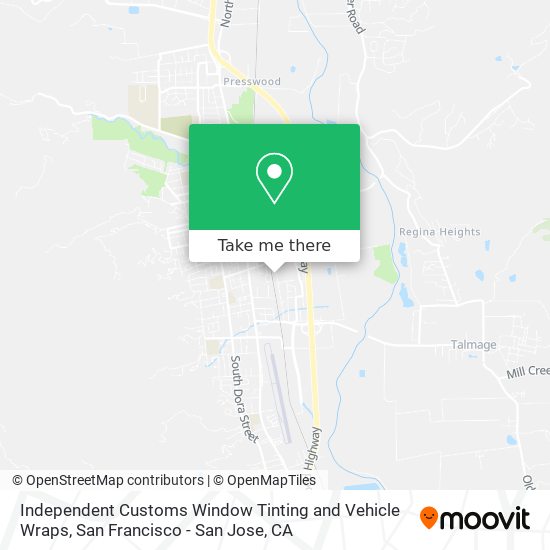 Independent Customs Window Tinting and Vehicle Wraps map