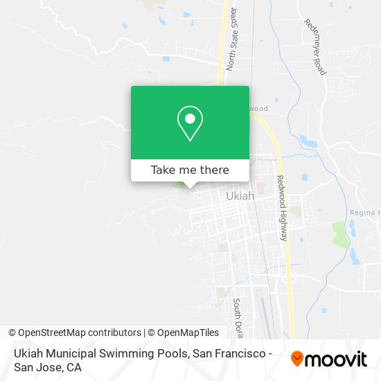 Ukiah Municipal Swimming Pools map