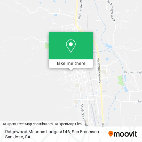 Mapa de Ridgewood Masonic Lodge #146