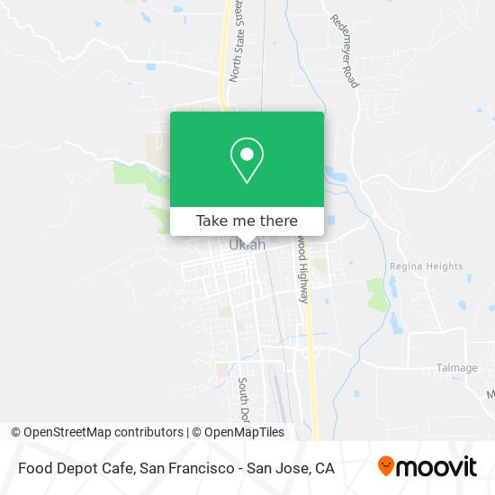 Mapa de Food Depot Cafe