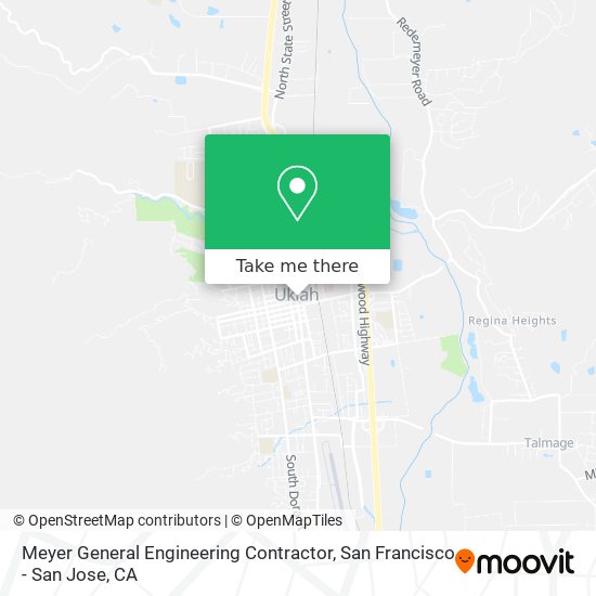 Meyer General Engineering Contractor map