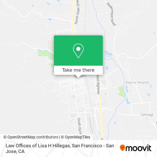 Law Offices of Lisa H Hillegas map