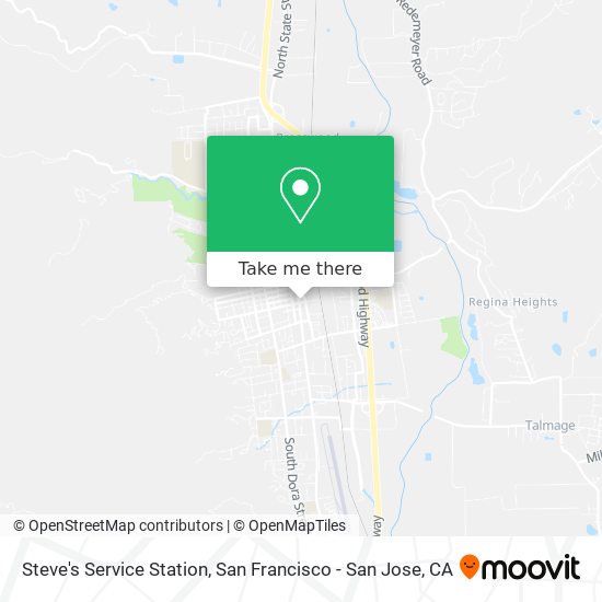 Steve's Service Station map