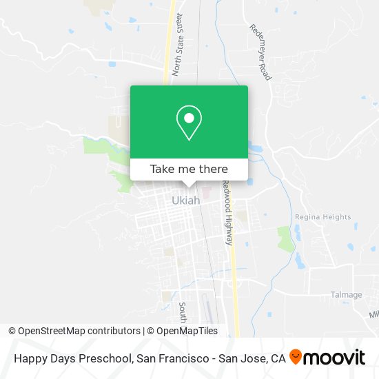 Mapa de Happy Days Preschool