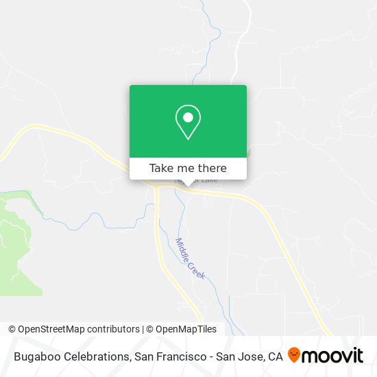 Bugaboo Celebrations map