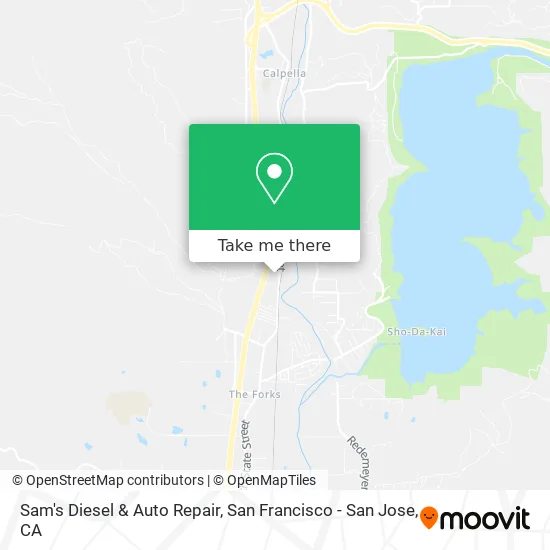 Mapa de Sam's Diesel & Auto Repair