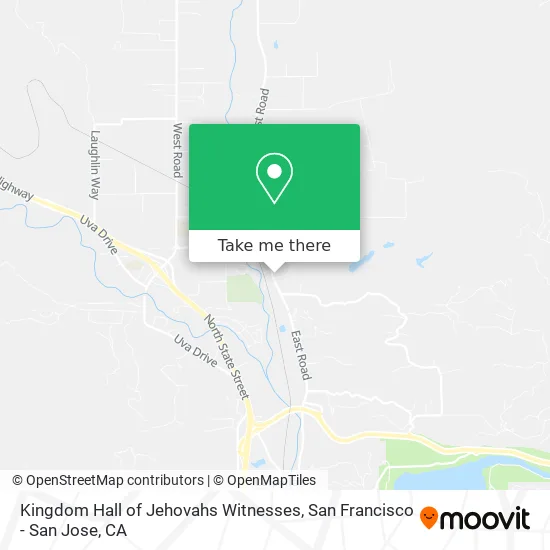 Mapa de Kingdom Hall of Jehovahs Witnesses