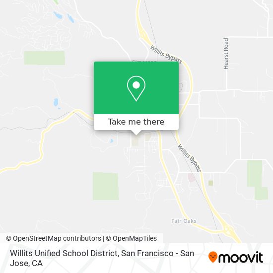 Willits Unified School District map