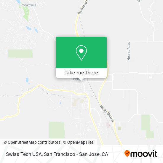 Mapa de Swiss Tech USA