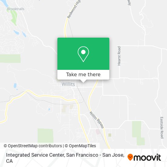 Integrated Service Center map