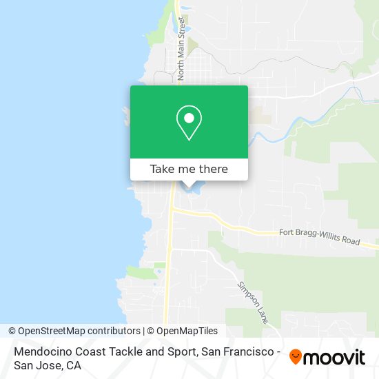 Mendocino Coast Tackle and Sport map