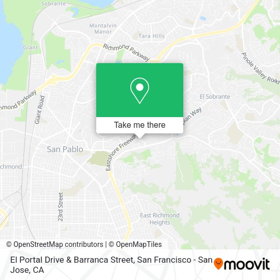 Mapa de El Portal Drive & Barranca Street