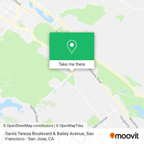 Mapa de Santa Teresa Boulevard & Bailey Avenue
