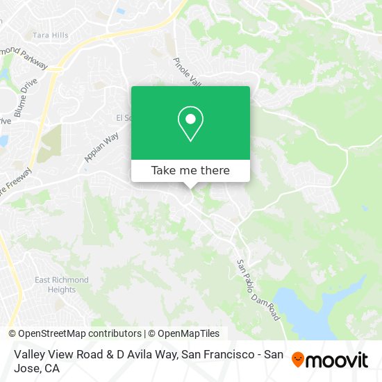 Mapa de Valley View Road & D Avila Way
