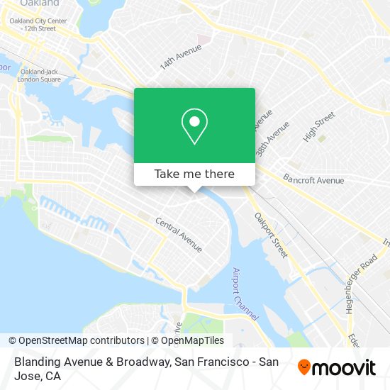 Mapa de Blanding Avenue & Broadway