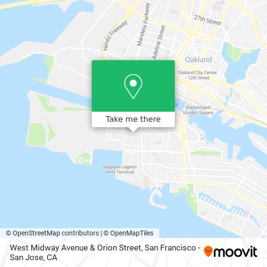 Mapa de West Midway Avenue & Orion Street