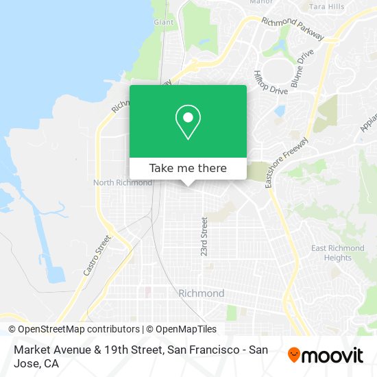 Market Avenue & 19th Street map
