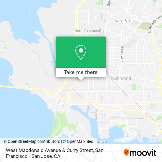 Mapa de West Macdonald Avenue & Curry Street