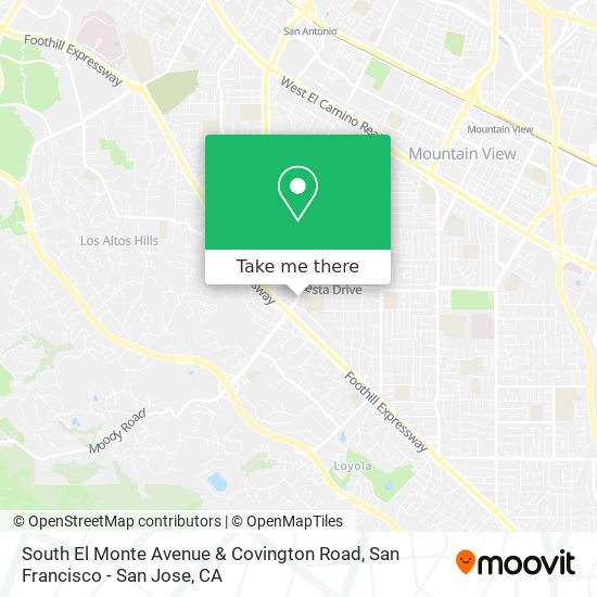 Mapa de South El Monte Avenue & Covington Road