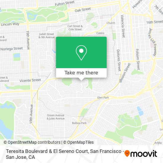 Mapa de Teresita Boulevard & El Sereno Court